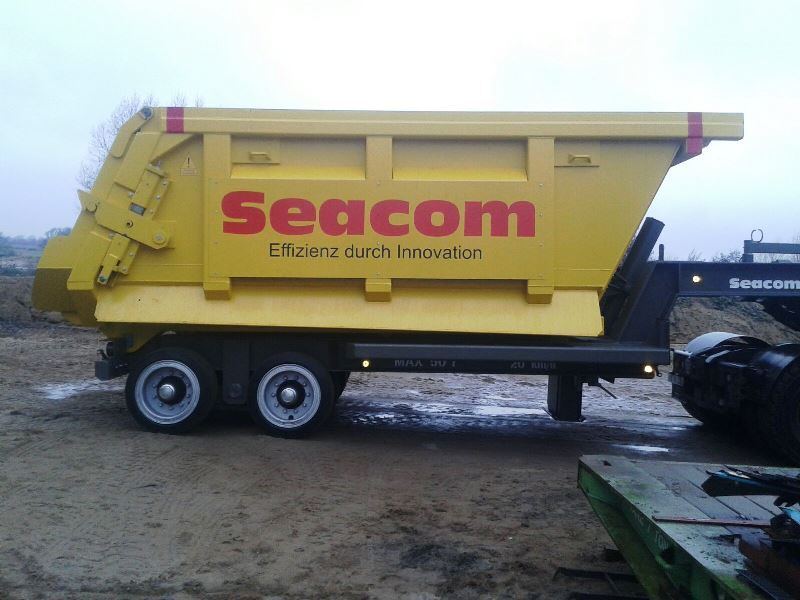 Tipping-Roll trailer with bucket 50t