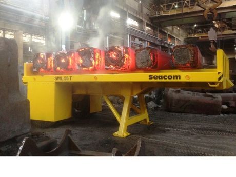 Chassis 20' 55 tons for steel mills
