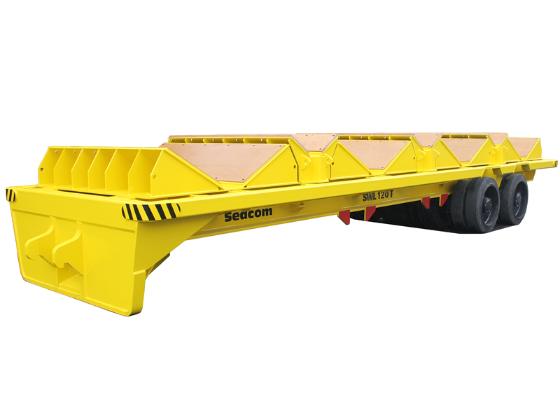 Roll Trailer 120 tons with removable coil beds