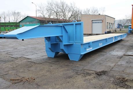 Roll trailer 48' 60 tons with removable front wall