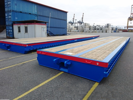 Roll trailer 60' 100 tons