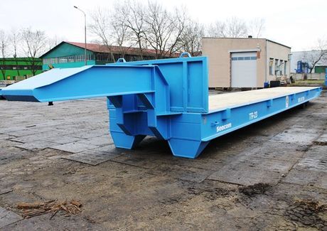 Roll trailer 48' 60 ton with fix gooseneck