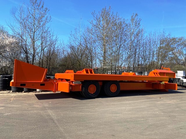 10 Roll trailer 150 tons with integrated weighing system 